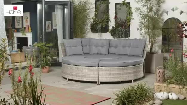 Argos home outlet 8 seater rattan