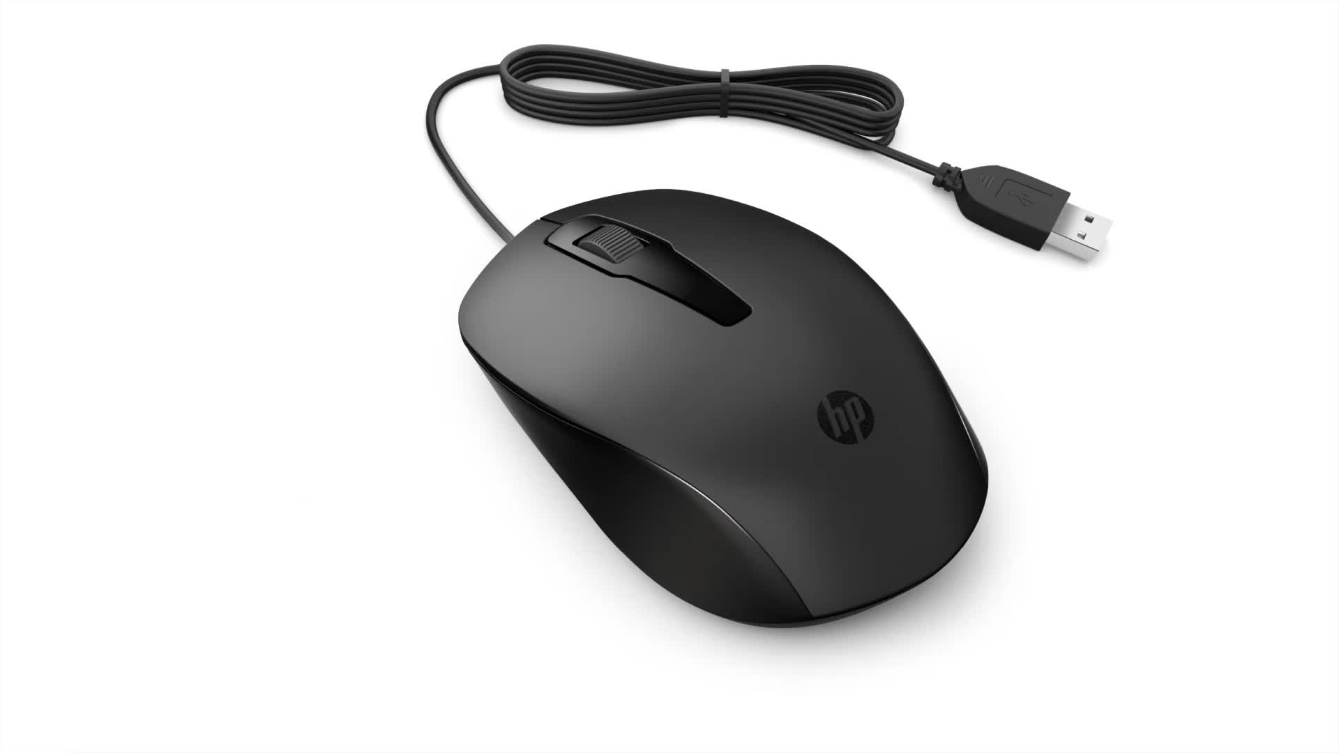 Buy HP 150 Wired Mouse - Black | Laptop and PC mice | Argos