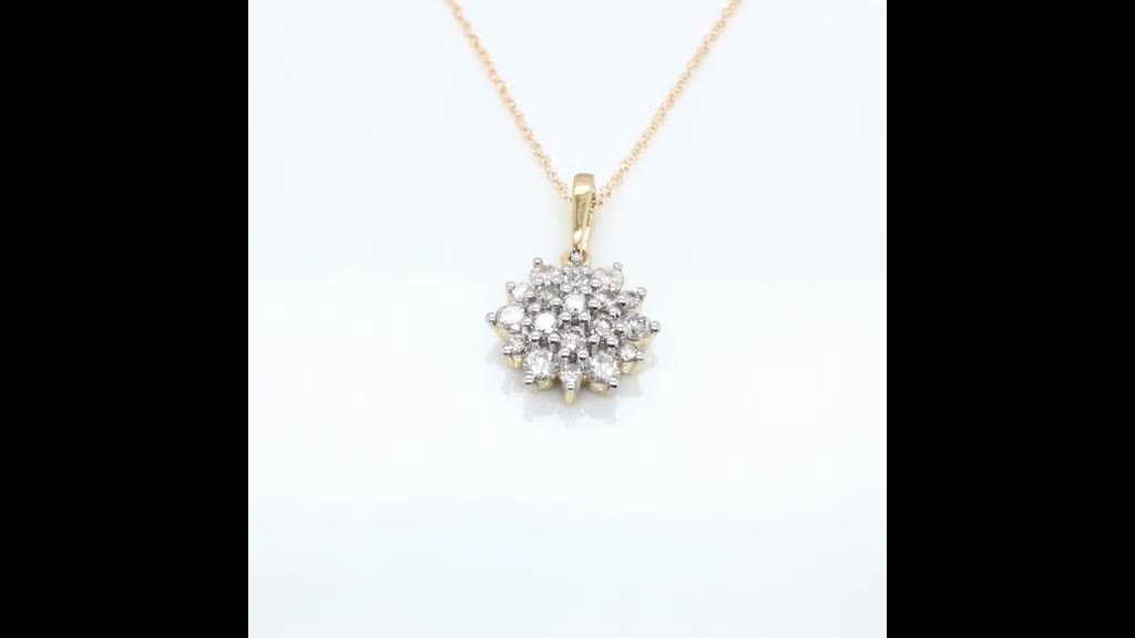 Argos hot sale diamond pendant