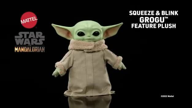 Buy Star Wars Squeeze & Blink Grogu Feature Plush