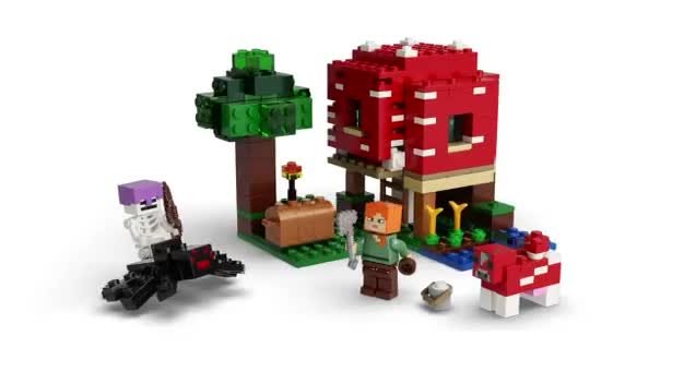 LEGO Minecraft Mushroom House Set with Figures - UK