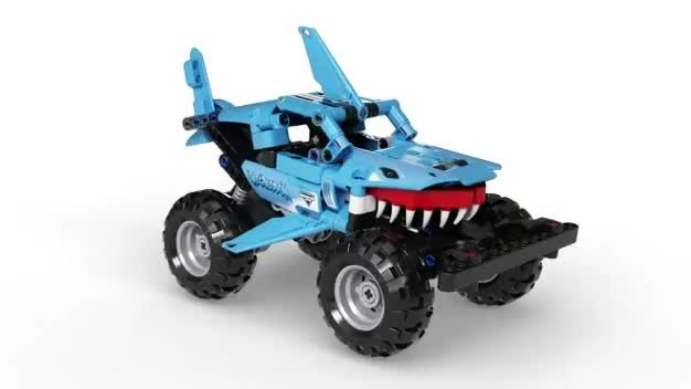LEGO Monster Jam Megalodon Pull Back Truck Toy | LEGO | Argos