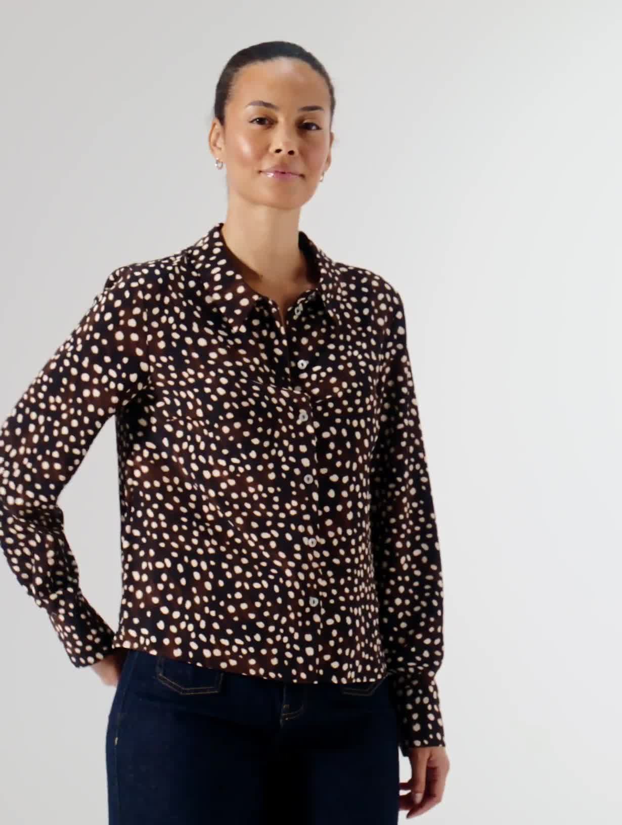 Brown Deer Print Shirt 22 - Video 1 thumbnail